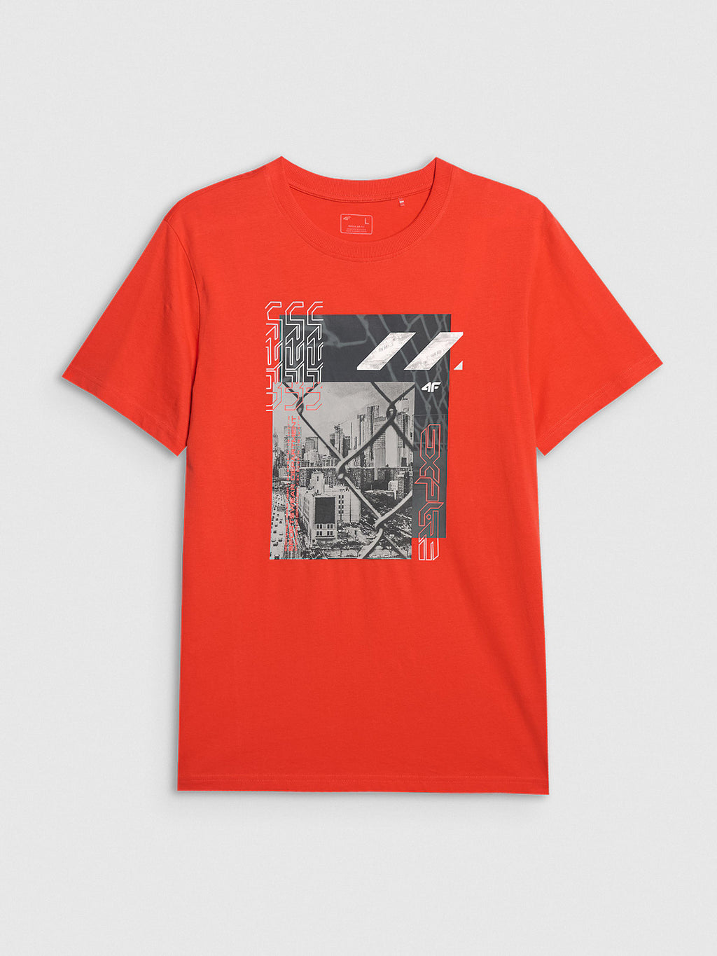 T-shirt regular z nadrukiem męski