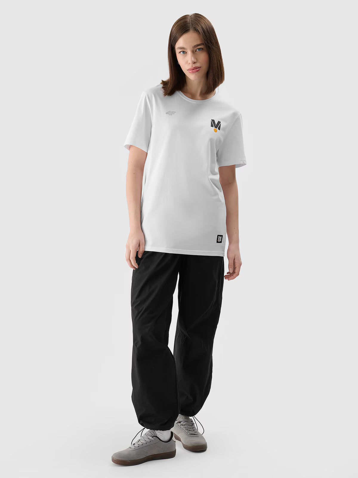 T-shirt regular z nadrukiem uniseks 4F x Drift Masters