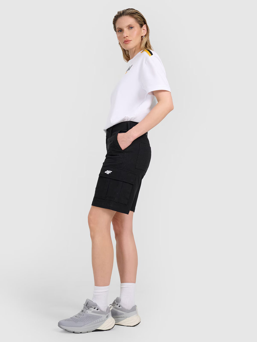 Spodenki casual cargo uniseks 4F x Drift Masters