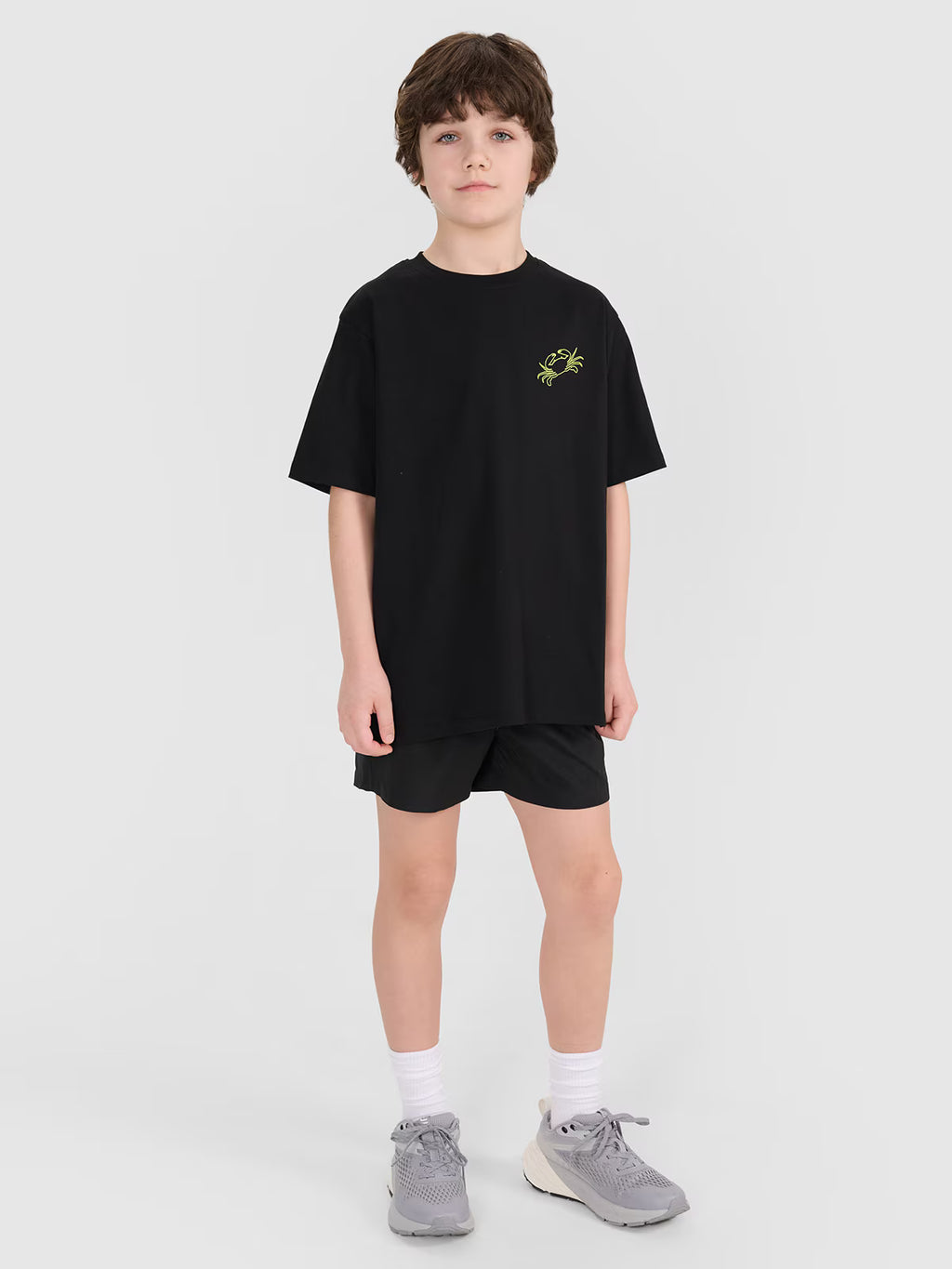 T-shirt oversize z nadrukiem chłopięcy