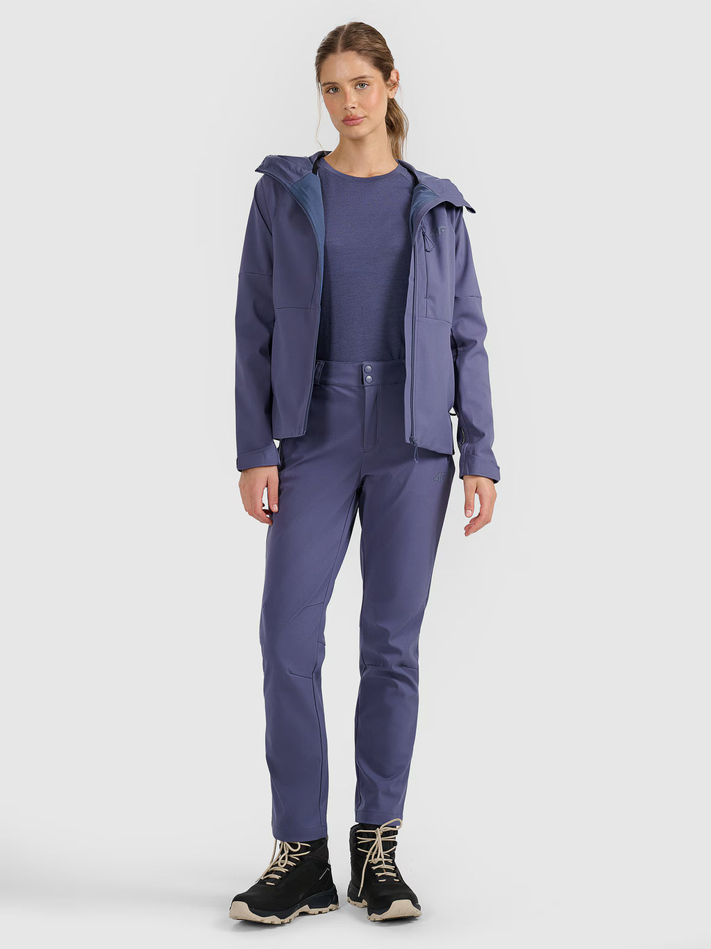 Spodnie trekkingowe softshell membrana 10000 damskie