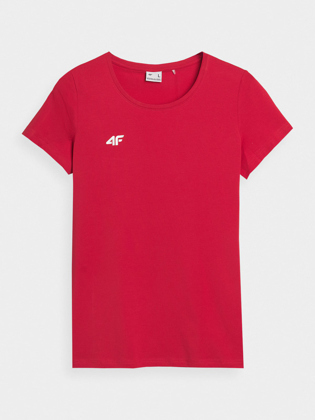 T-shirt slim gładki damski