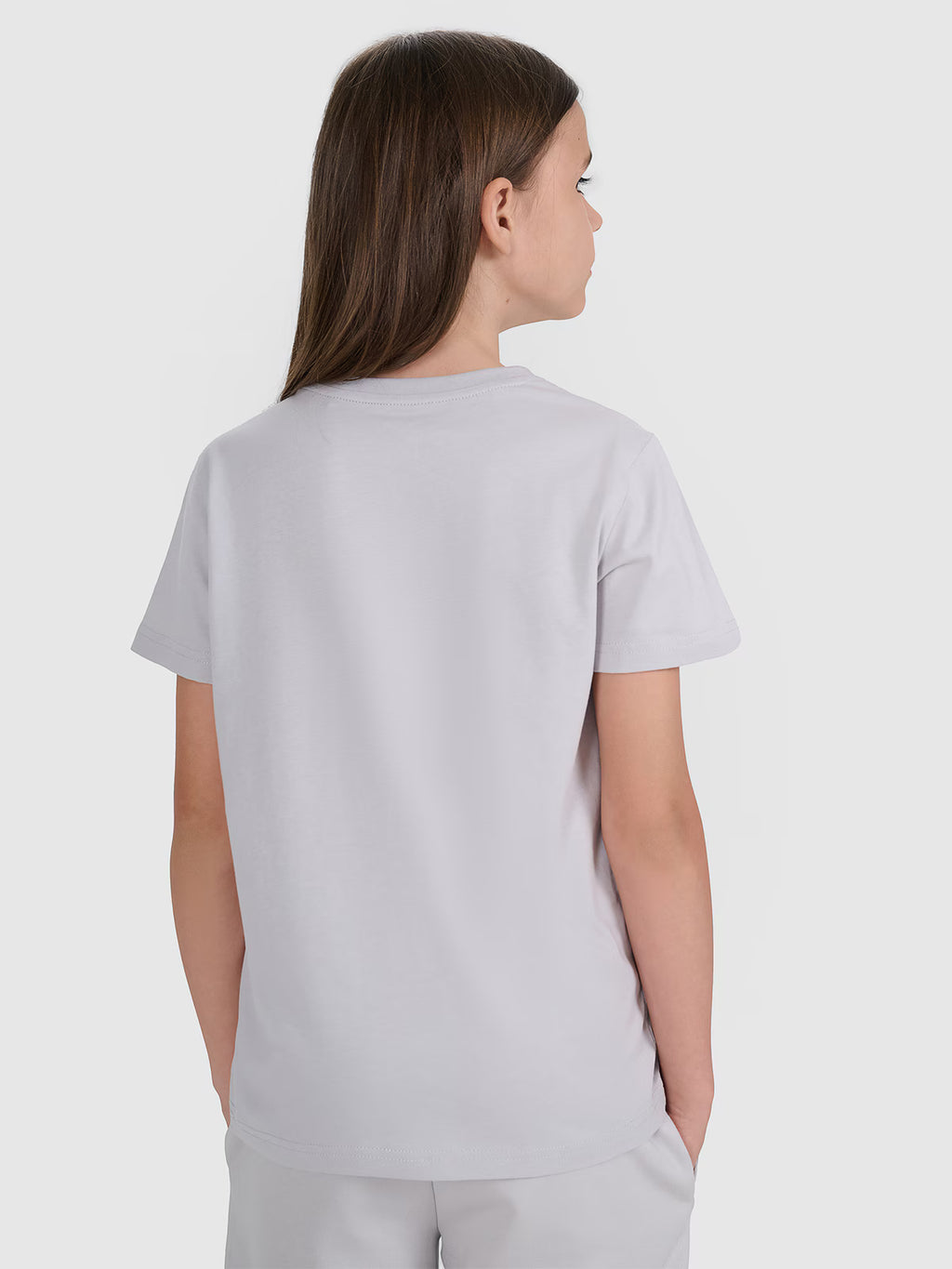 T-shirt regular gładki (2-pack) dziecięcy