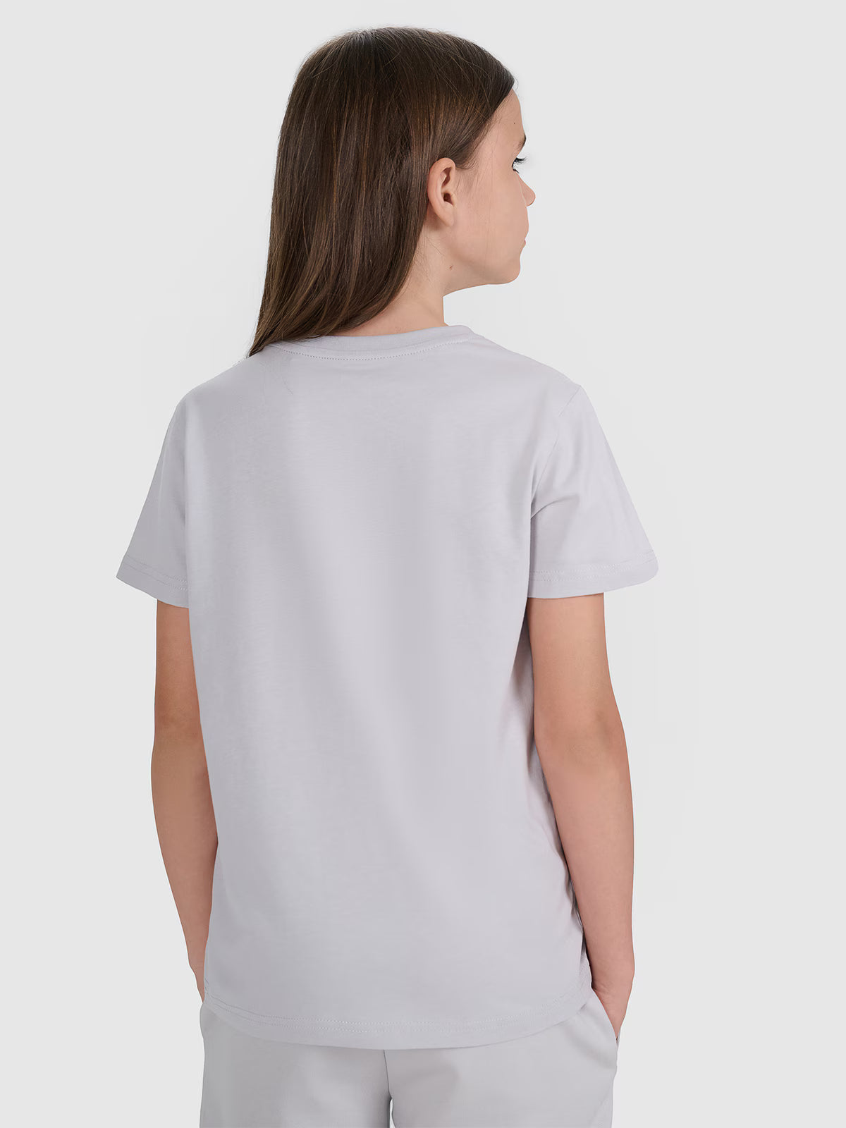 T-shirt regular gładki (2-pack) dziecięcy