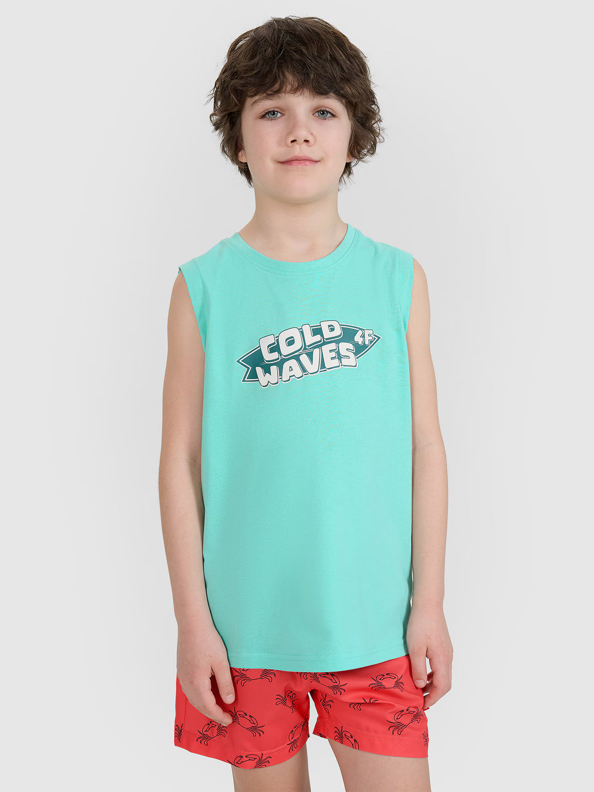 Tank top regular z nadrukiem chłopięcy
