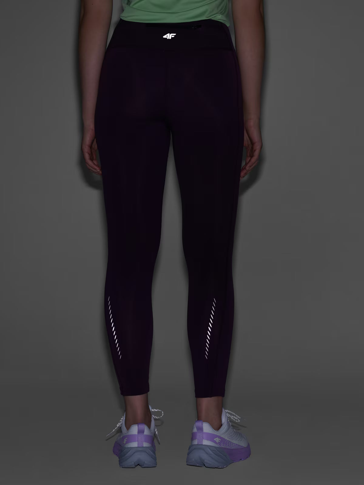 Legginsy do biegania z wysokim stanem damskie
