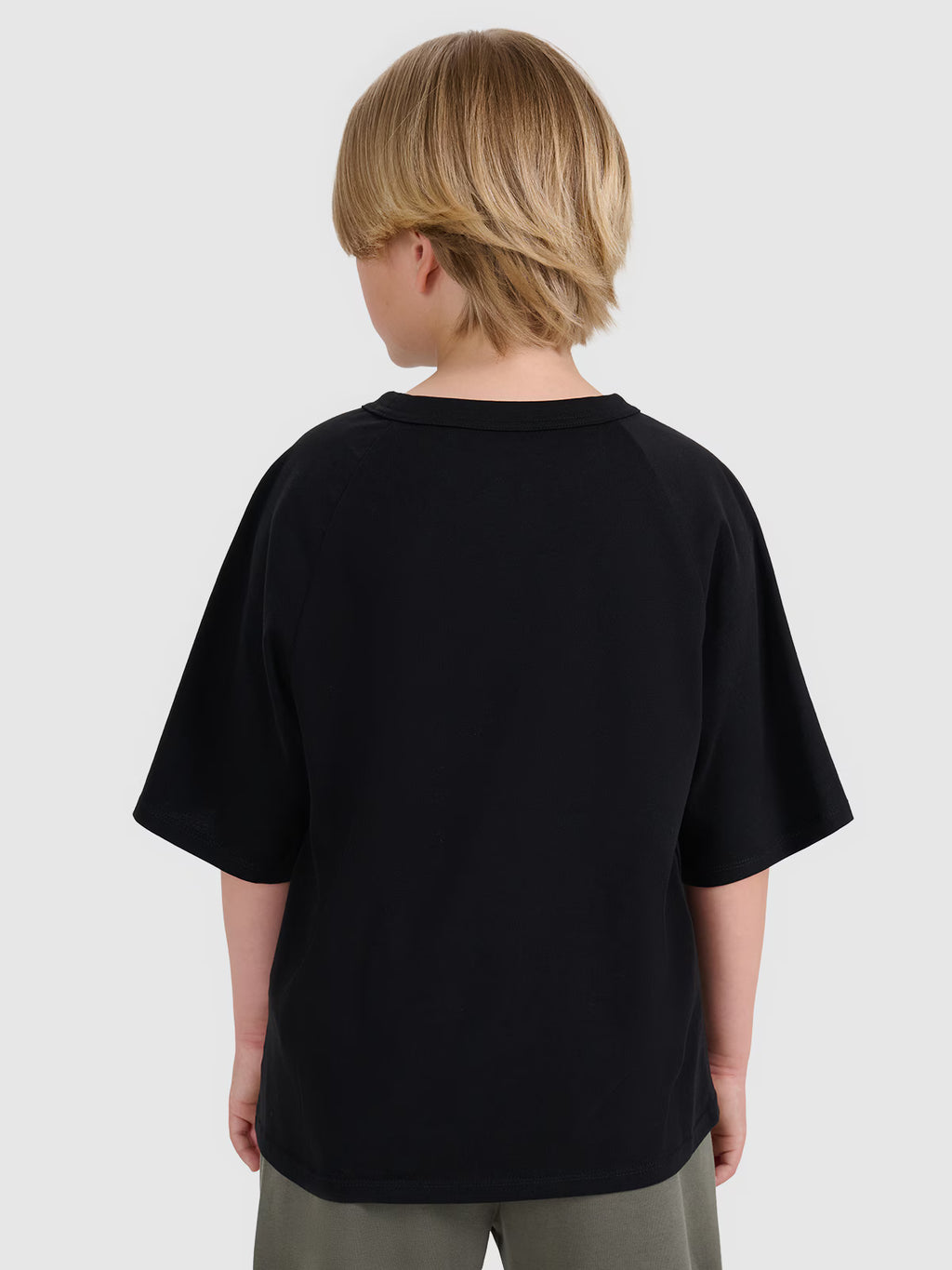 T-shirt oversize gładki chłopięcy