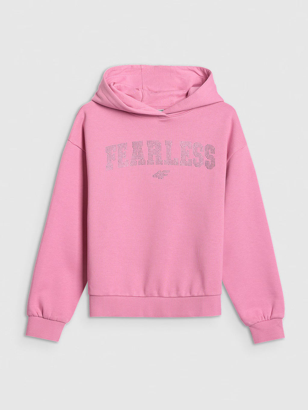 Bluza dresowa loose z kapturem dziewczęca