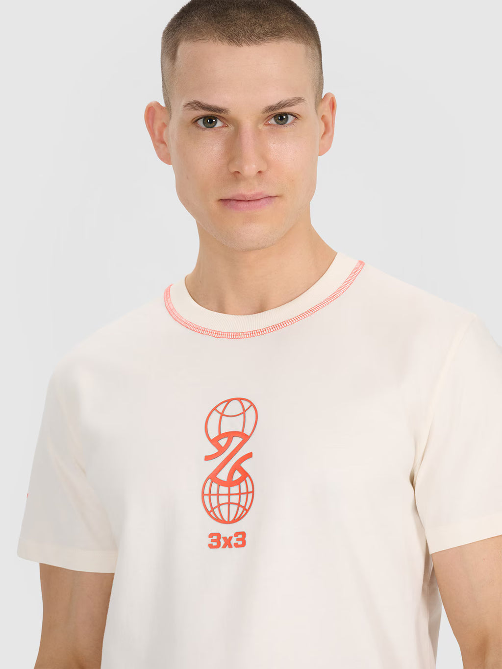 T-shirt regular z nadrukiem męski