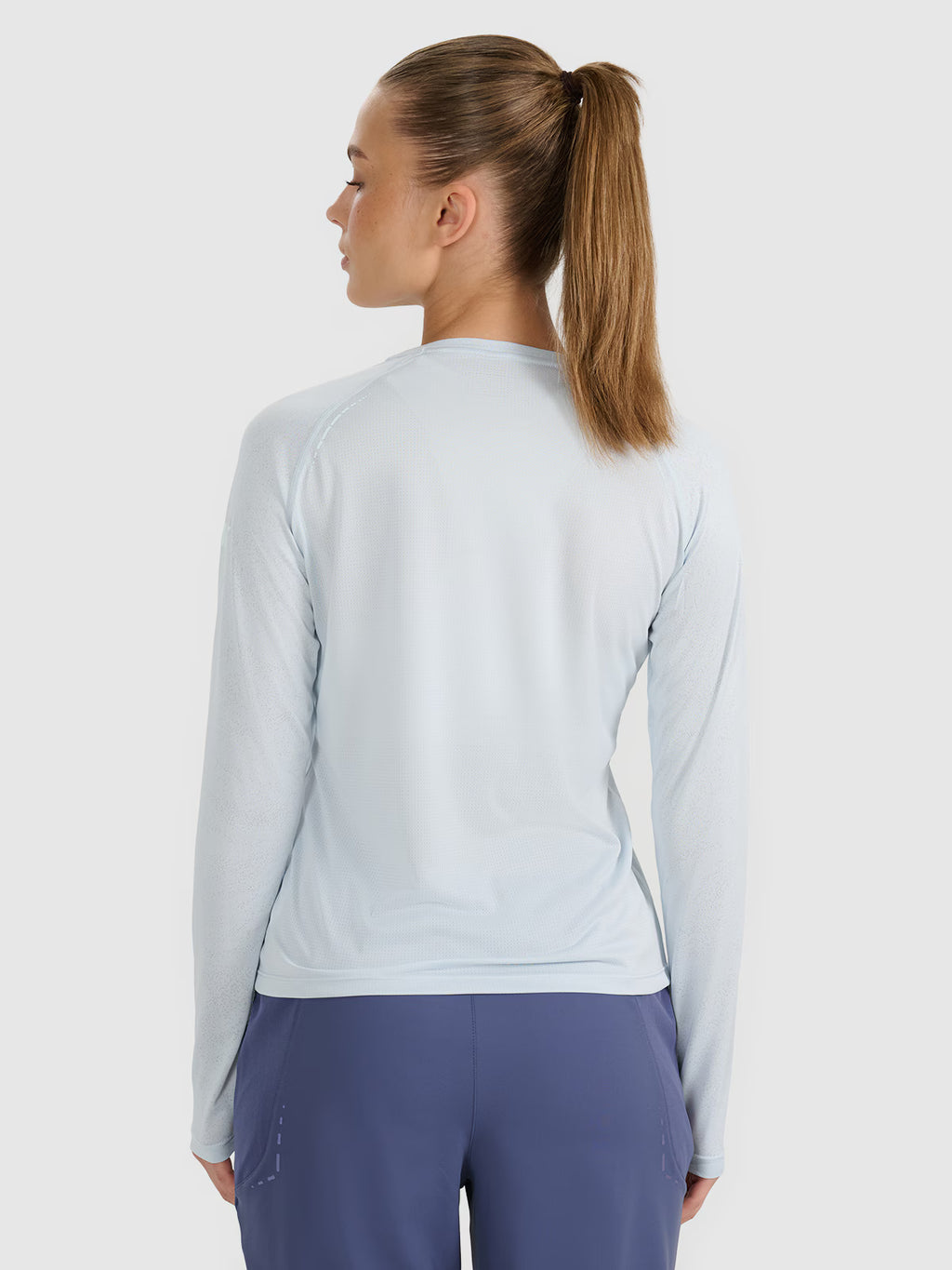 Longsleeve do biegania w terenie szybkoschnący damski