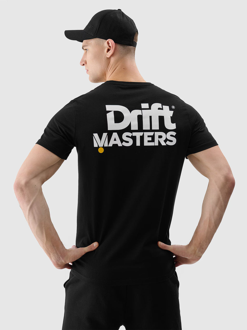 T-shirt regular z nadrukiem uniseks 4F x Drift Masters