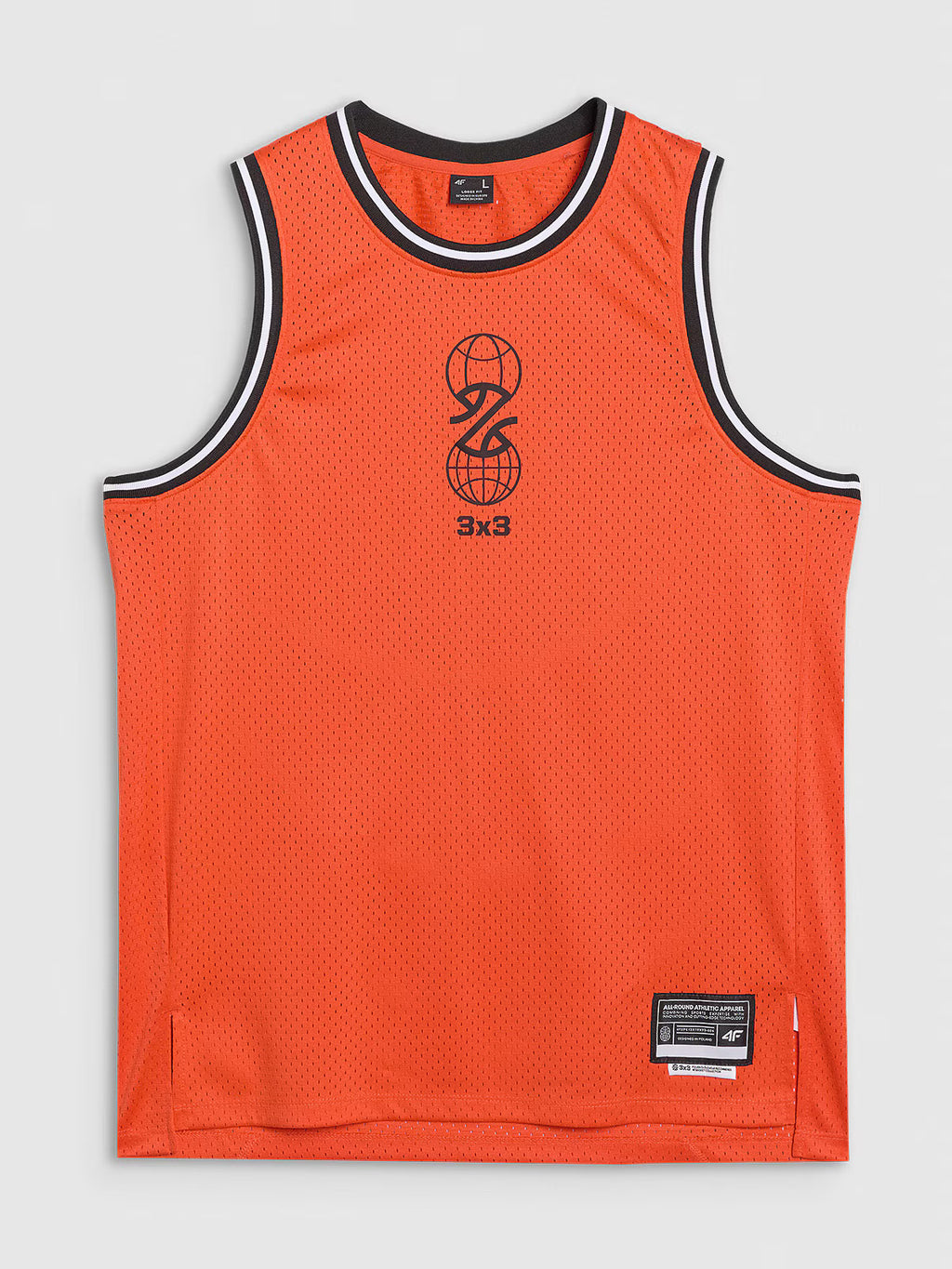 Tank top do koszykówki oversize szybkoschnący męski