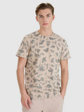 T-shirt oversize z nadrukiem męski