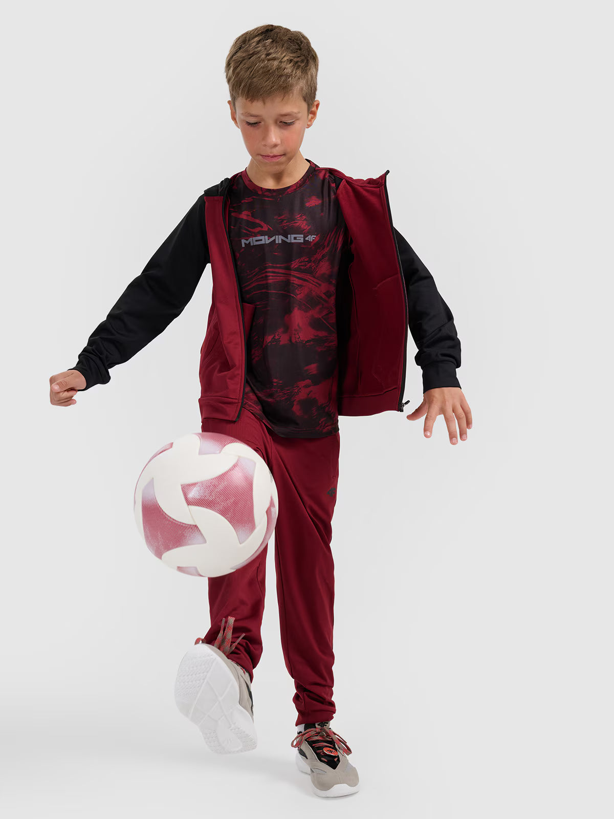 T-shirt sportowy szybkoschnący chłopięcy