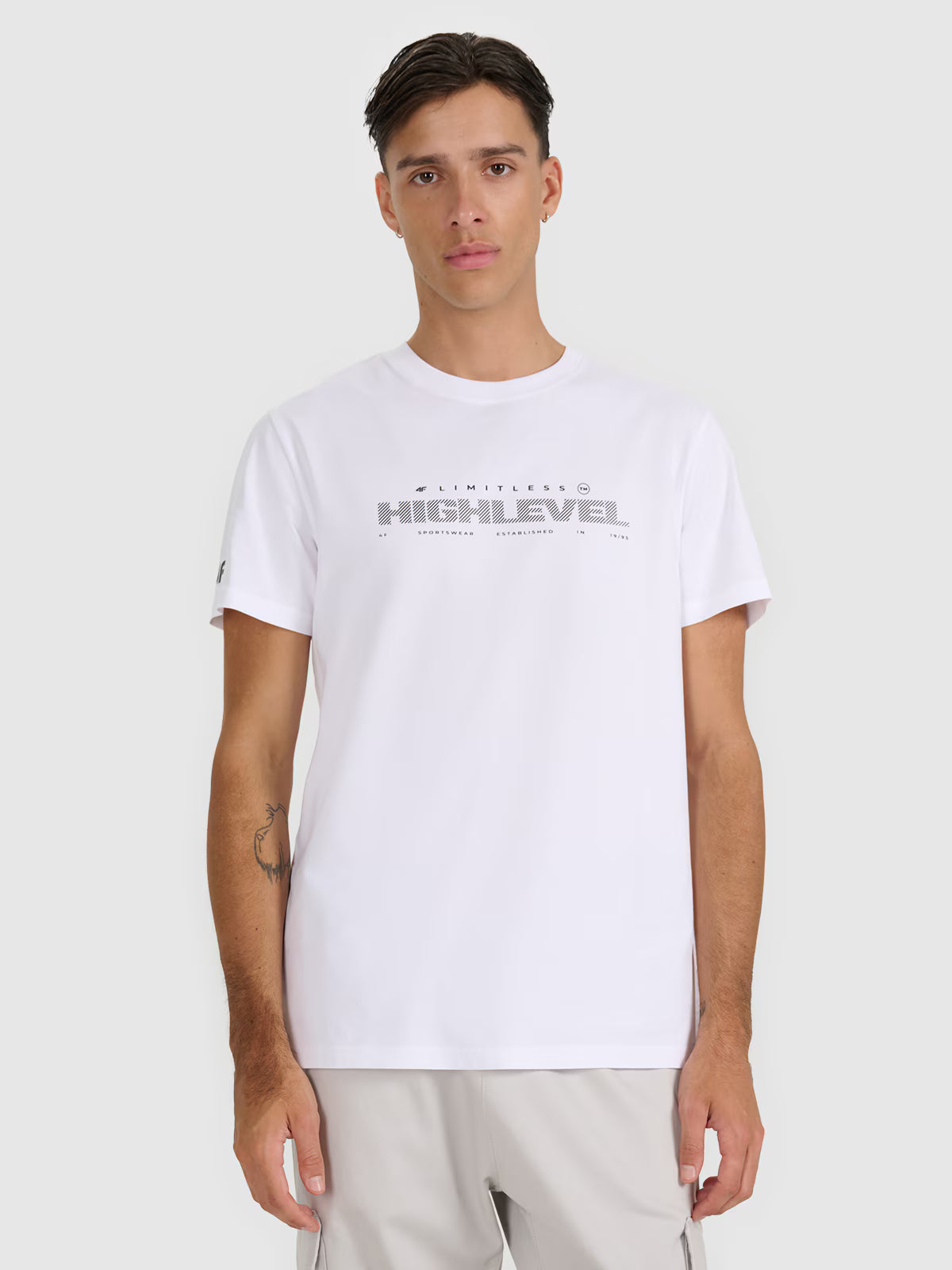 T-shirt regular z nadrukiem męski