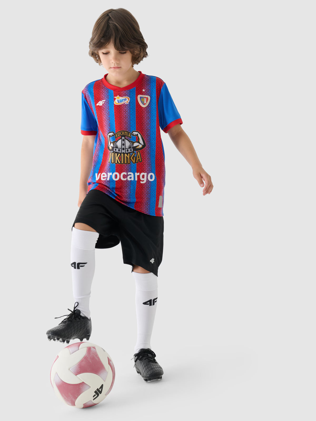 Koszulka klubowa domowa z sezonu 2024/25 chłopięca 4F x Piast Gliwice
