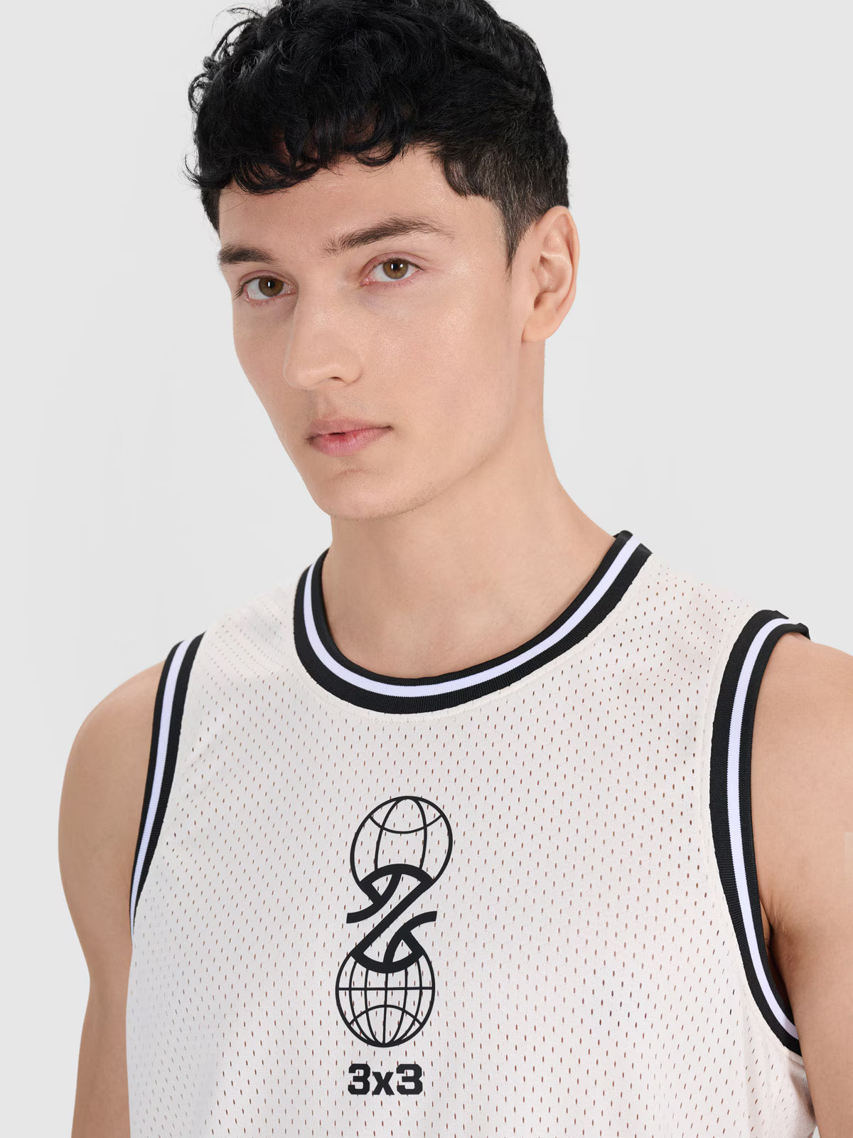 Tank top do koszykówki oversize szybkoschnący męski