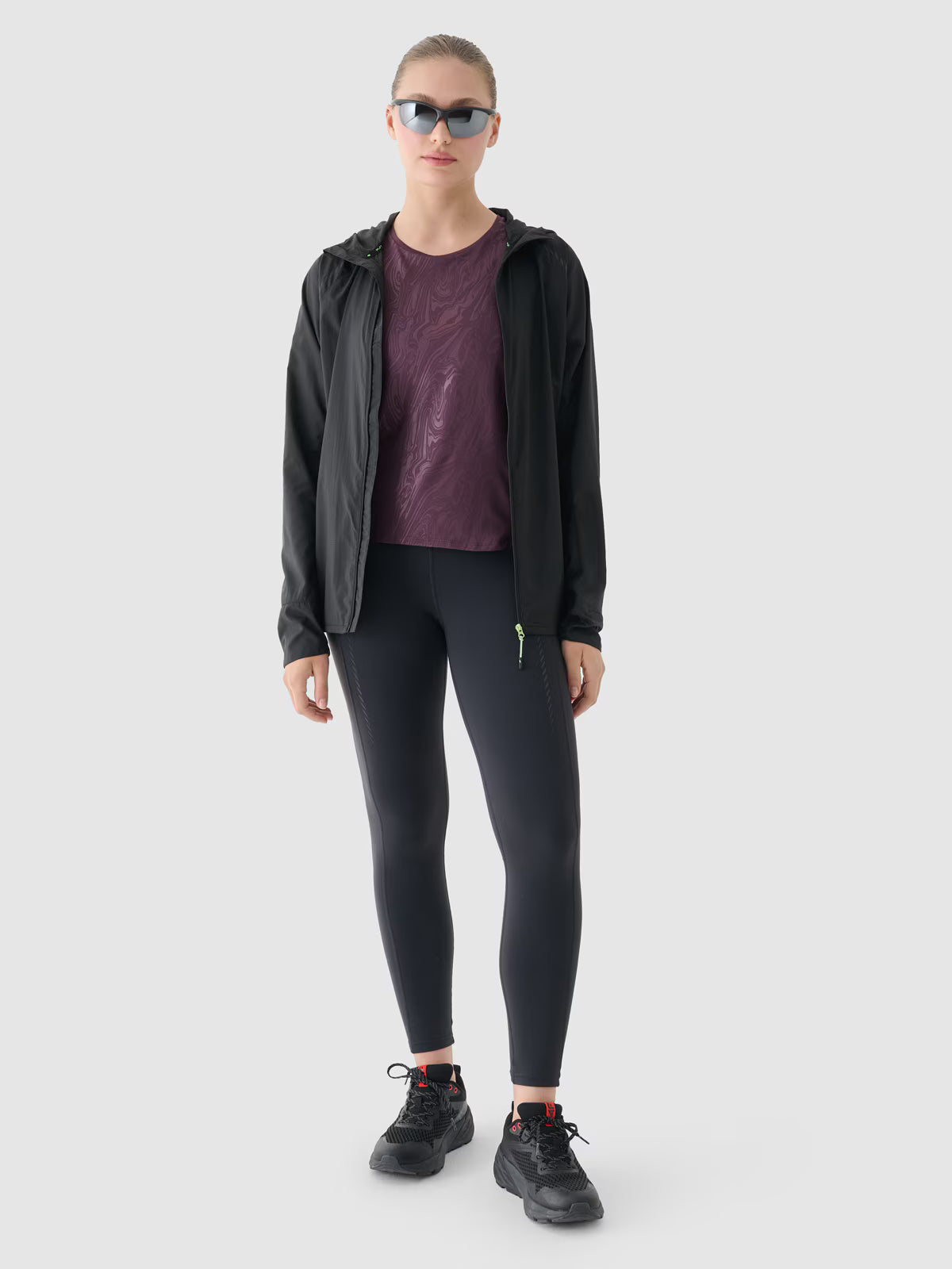 Legginsy do biegania z wysokim stanem damskie