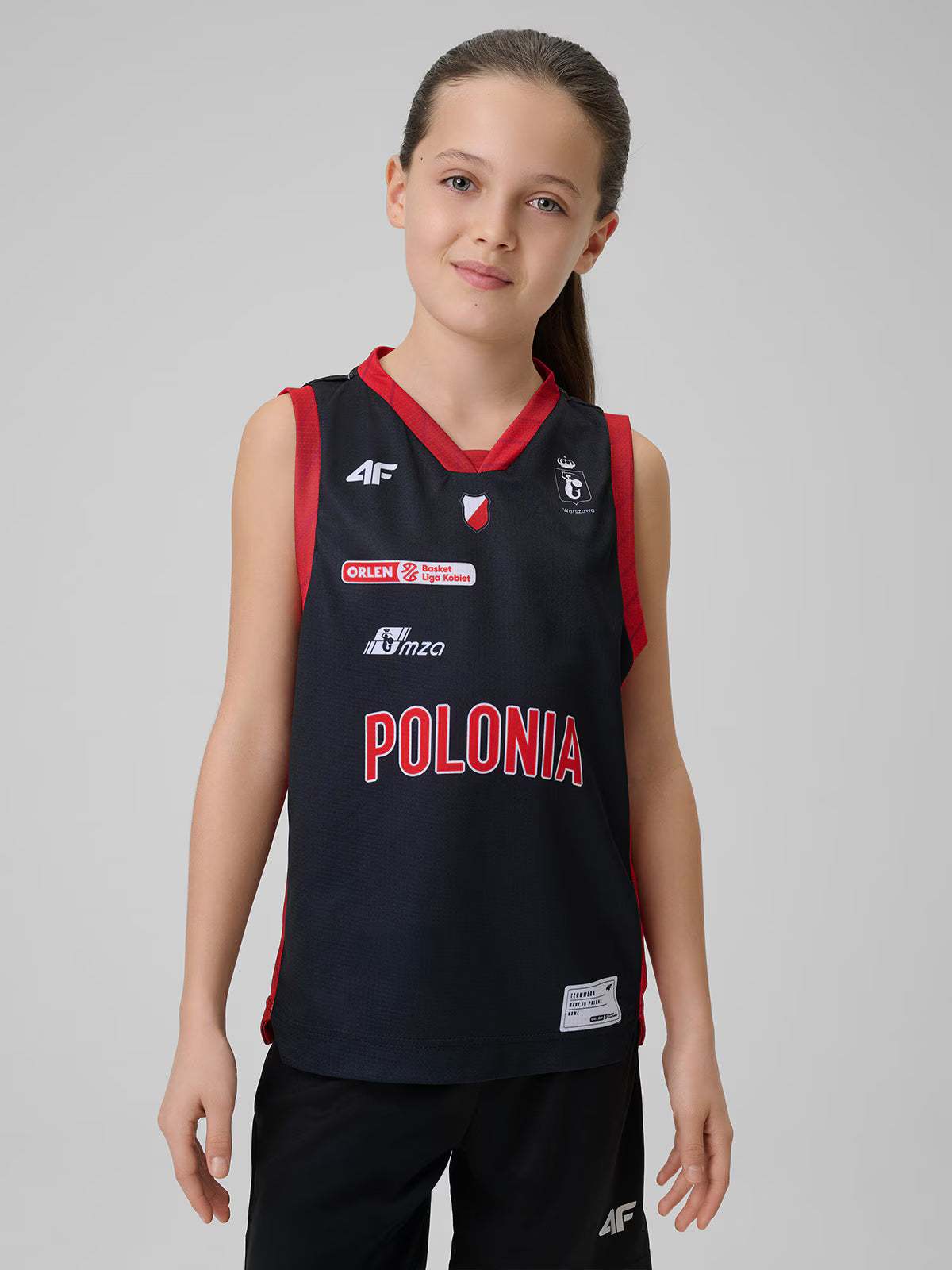 Koszulka meczowa replika domowa z sezonu 2025/26 dziecięca 4F x Polonia Warszawa