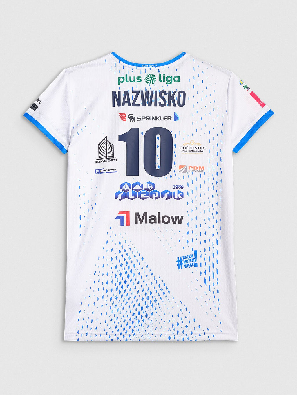Koszulka meczowa replika domowa z sezonu 2024/2025 dziecięca 4F x Ślepsk Malow Suwałki
