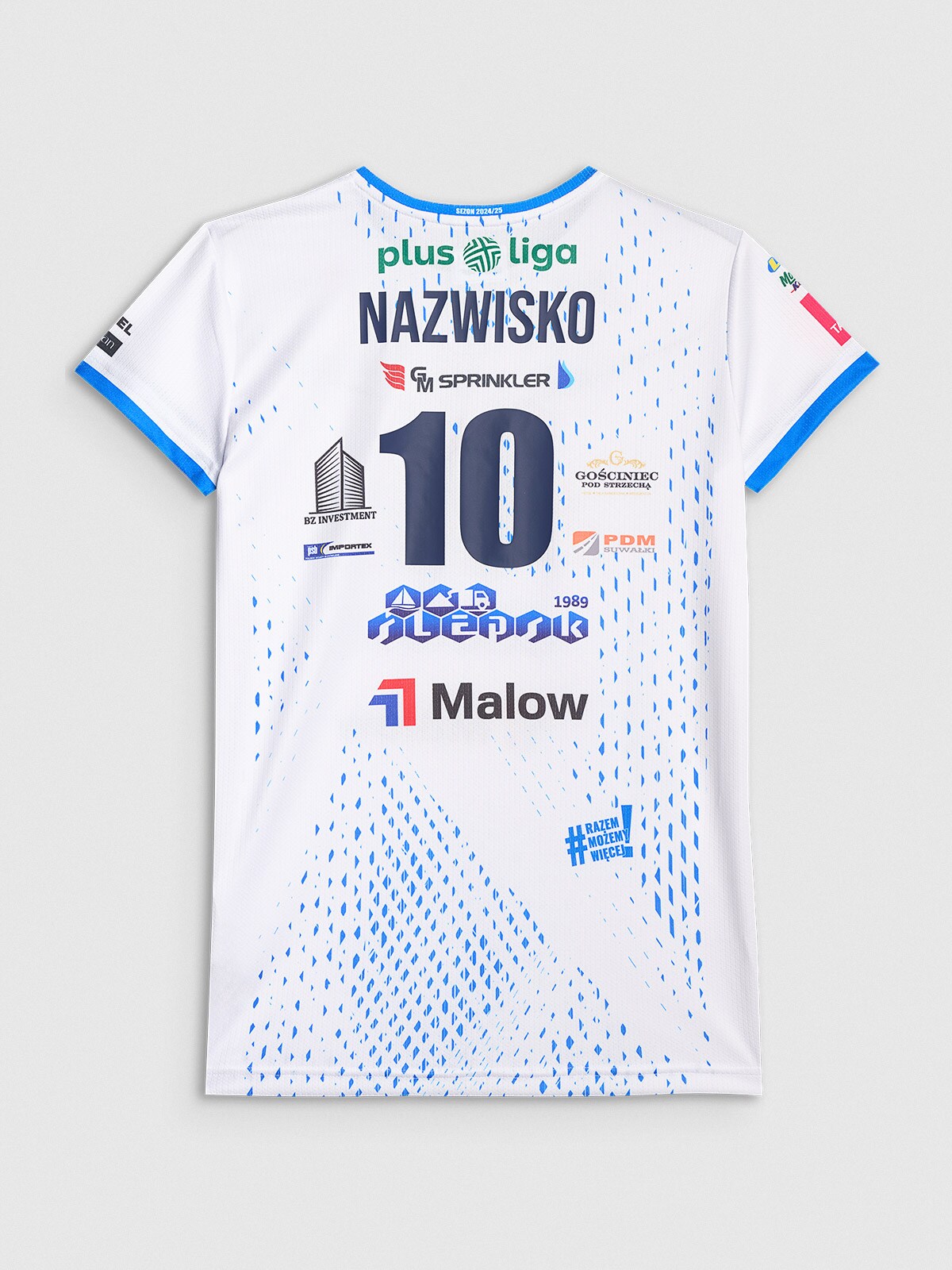 Koszulka meczowa replika domowa z sezonu 2024/2025 dziecięca 4F x Ślepsk Malow Suwałki