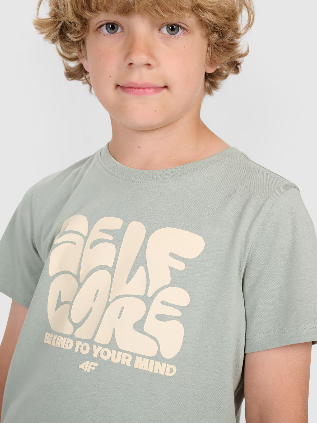 T-shirt regular z nadrukiem chłopięcy