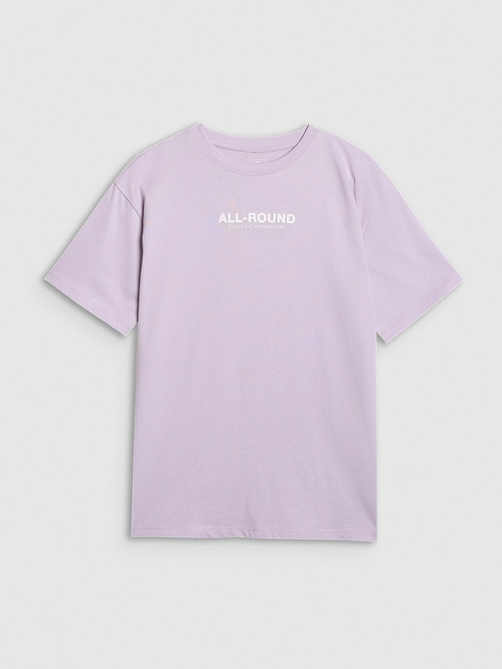 T-shirt oversize z nadrukiem dziewczęcy