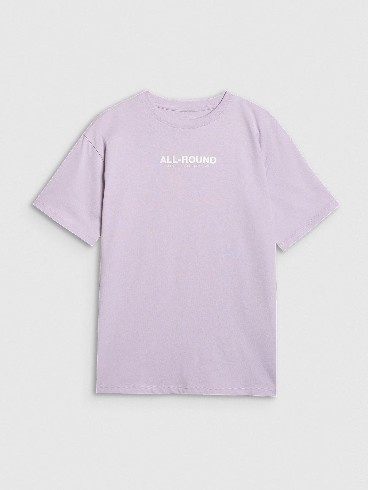 T-shirt oversize z nadrukiem dziewczęcy