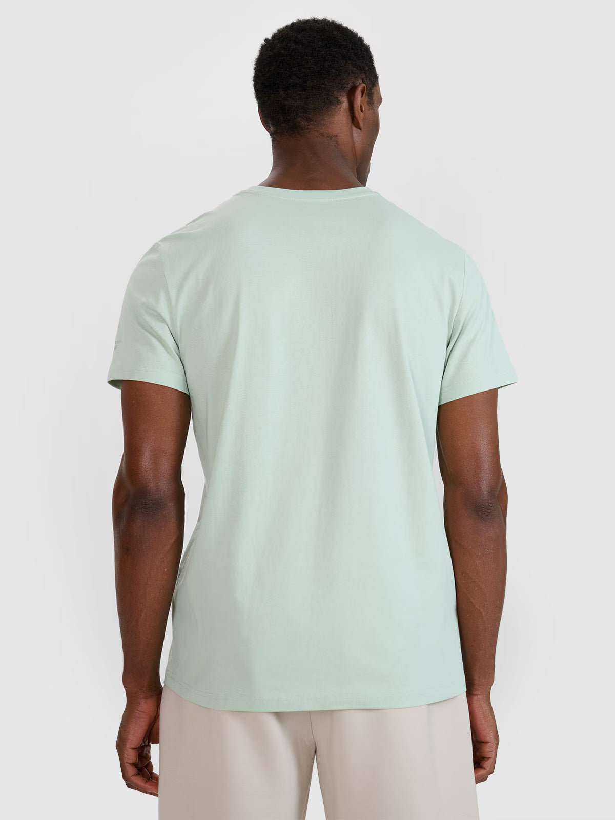 T-shirt regular z nadrukiem męski