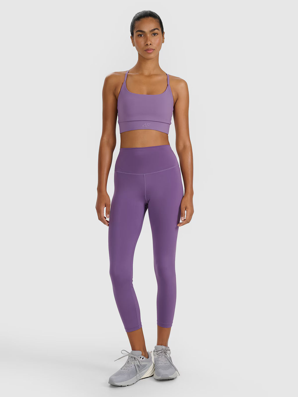 Legginsy treningowe 7/8 z wysokim stanem damskie