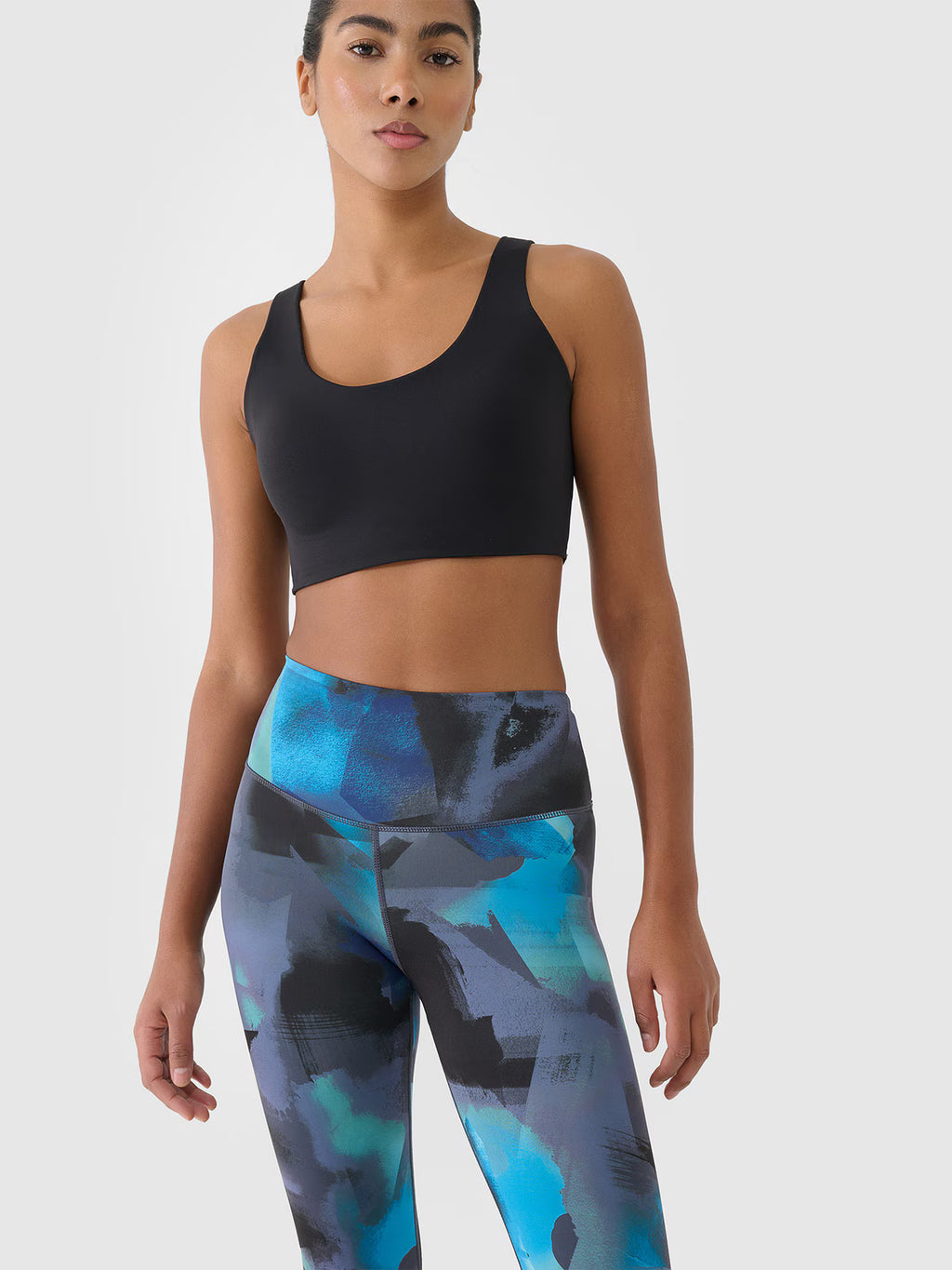 Legginsy treningowe z wysokim stanem damskie