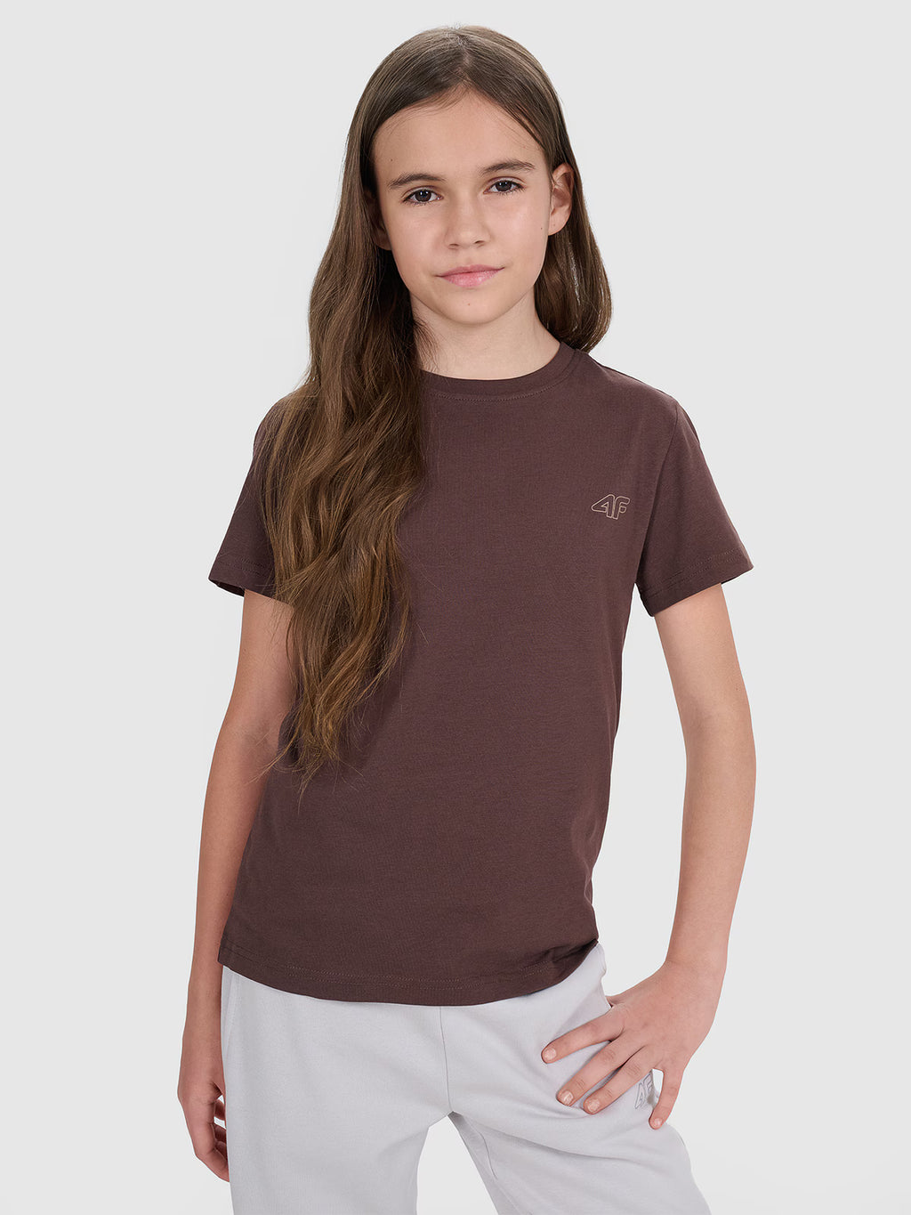 T-shirt regular gładki (2-pack) dziecięcy
