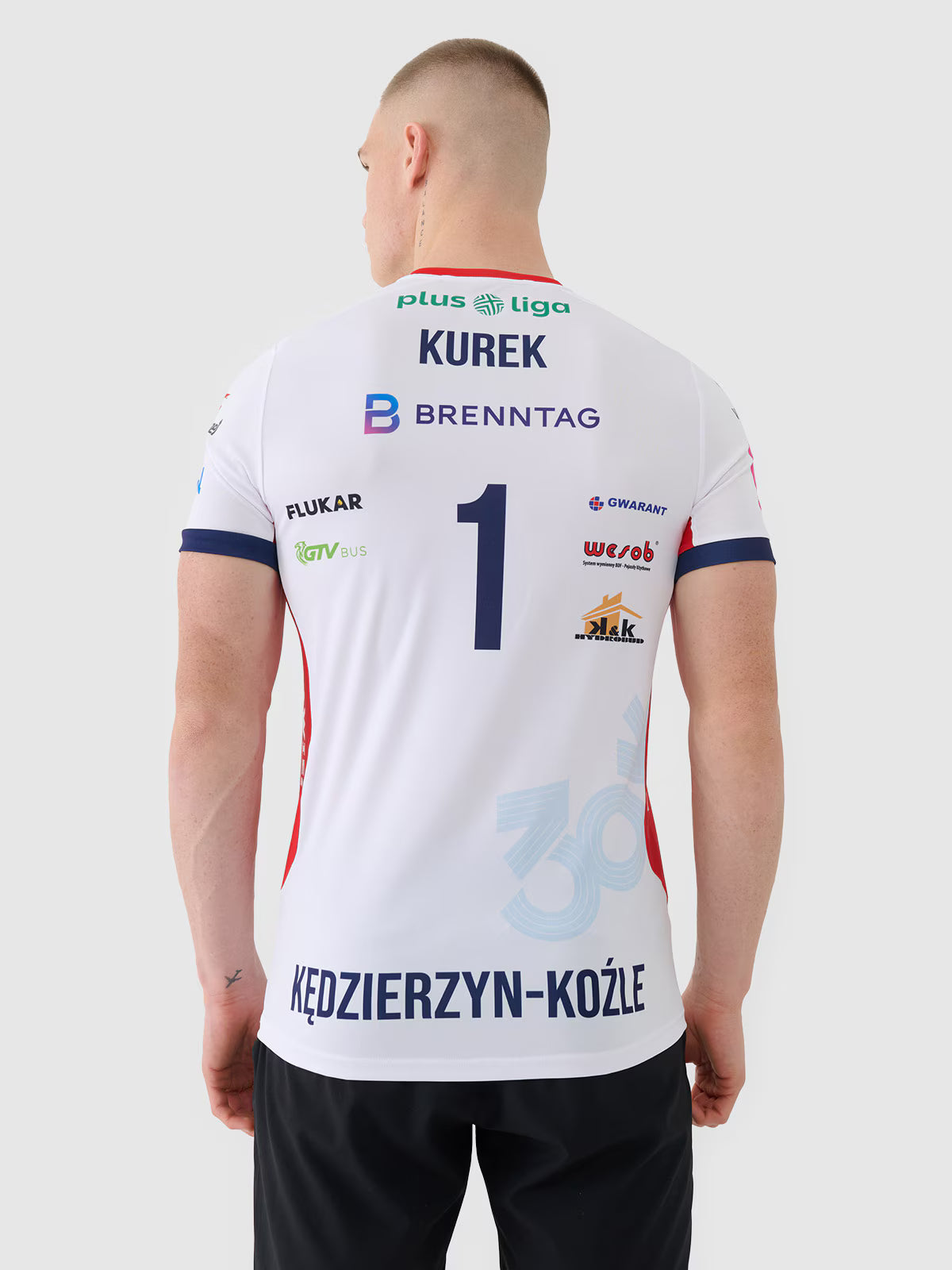Koszulka meczowa replika domowa z sezonu 2024/25 męska 4F x Zaksa Kędzierzyn Koźle - Kurek