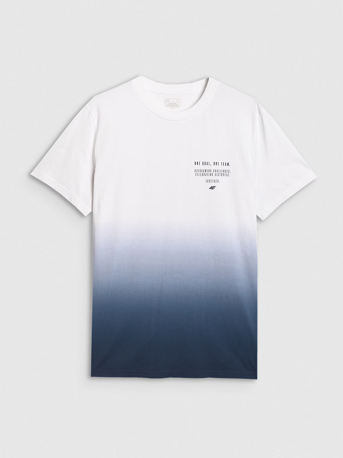 T-shirt regular z nadrukiem męski