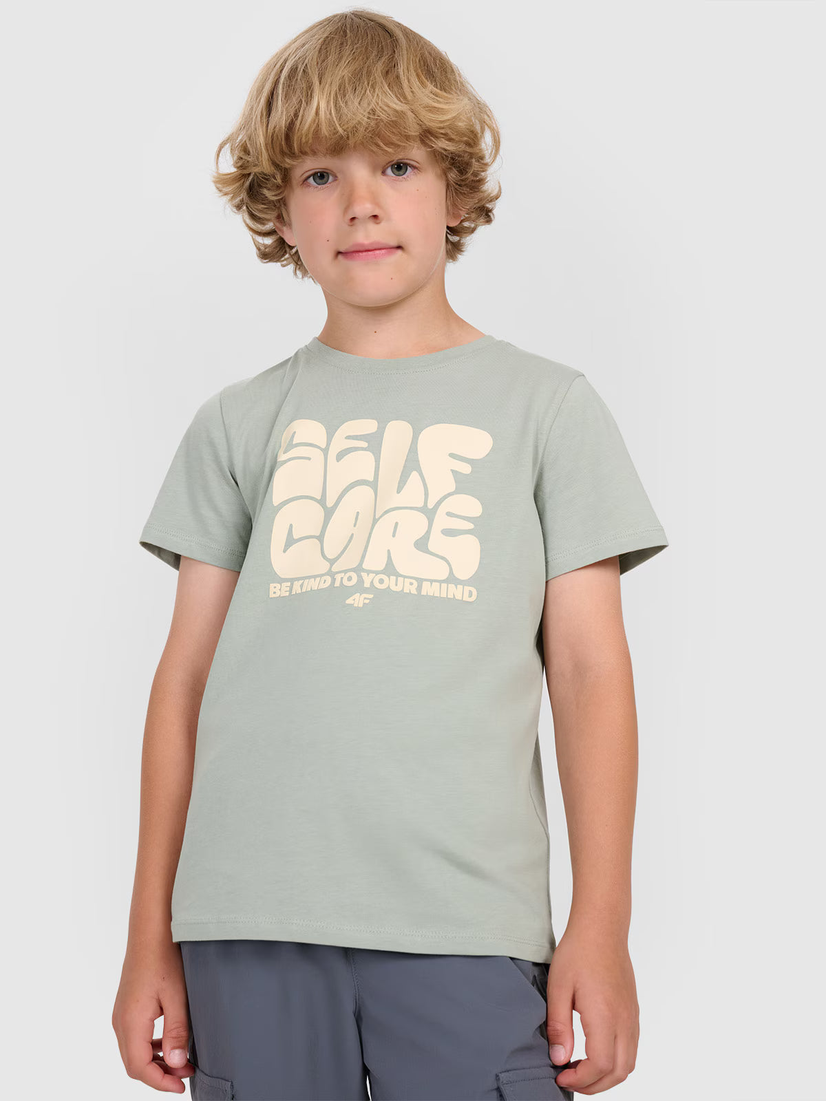 T-shirt regular z nadrukiem chłopięcy