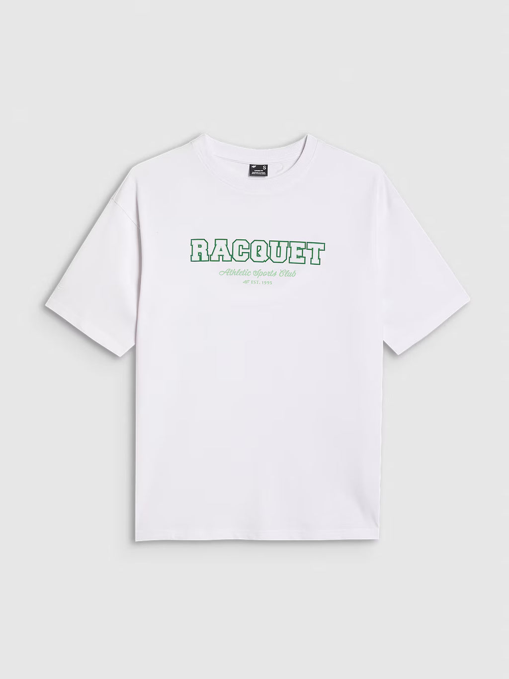T-shirt oversize z nadrukiem damski
