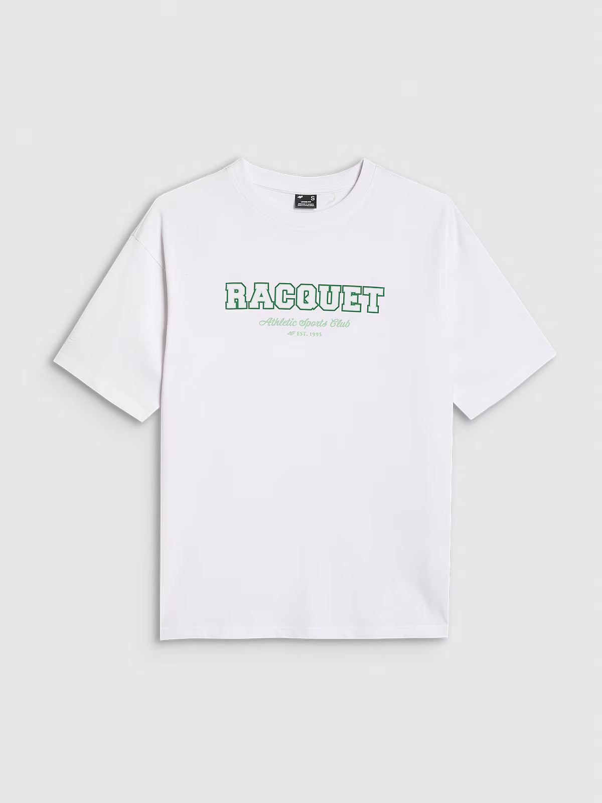T-shirt oversize z nadrukiem damski