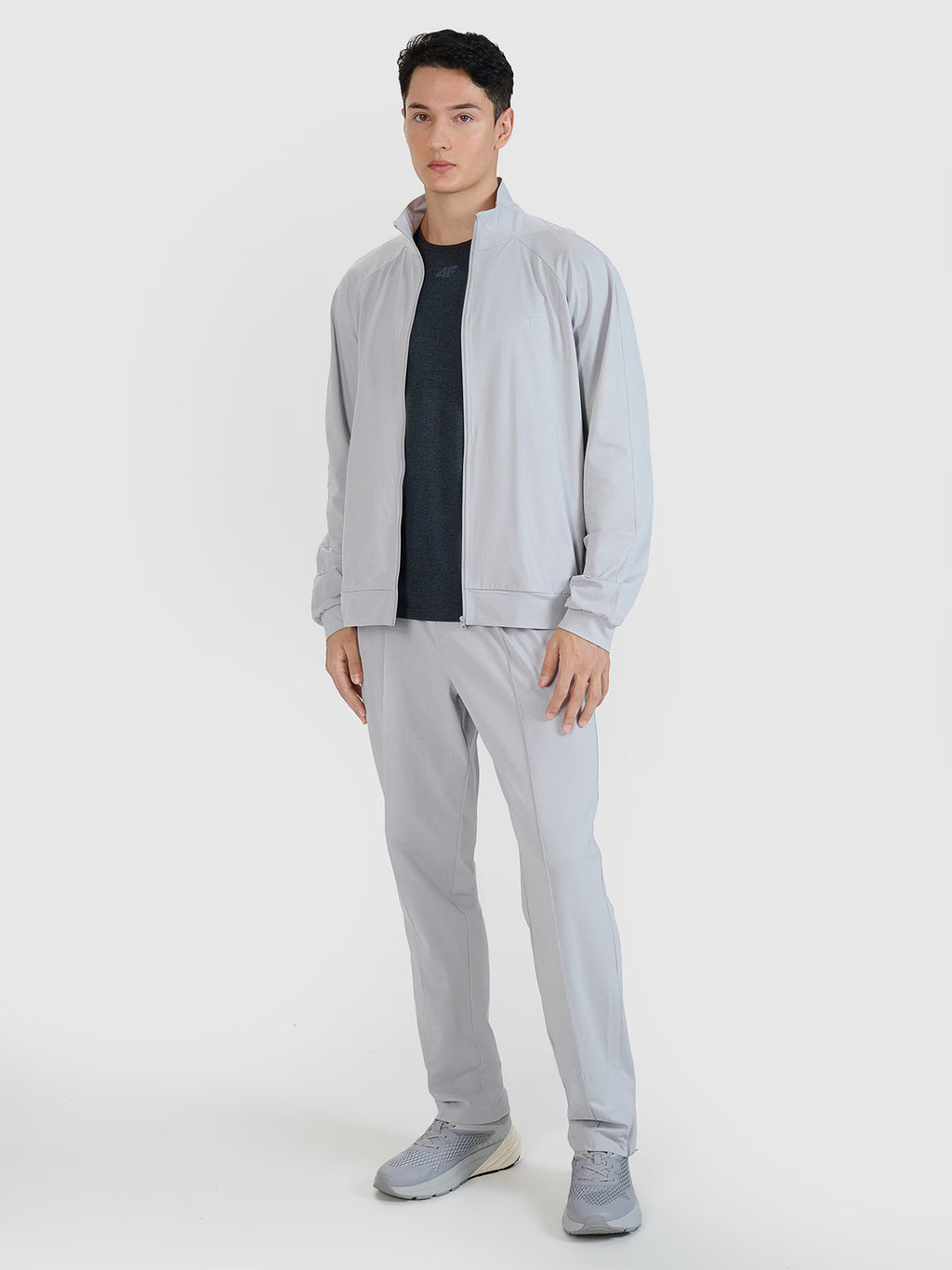 Bluza treningowa rozpinana bez kaptura męska