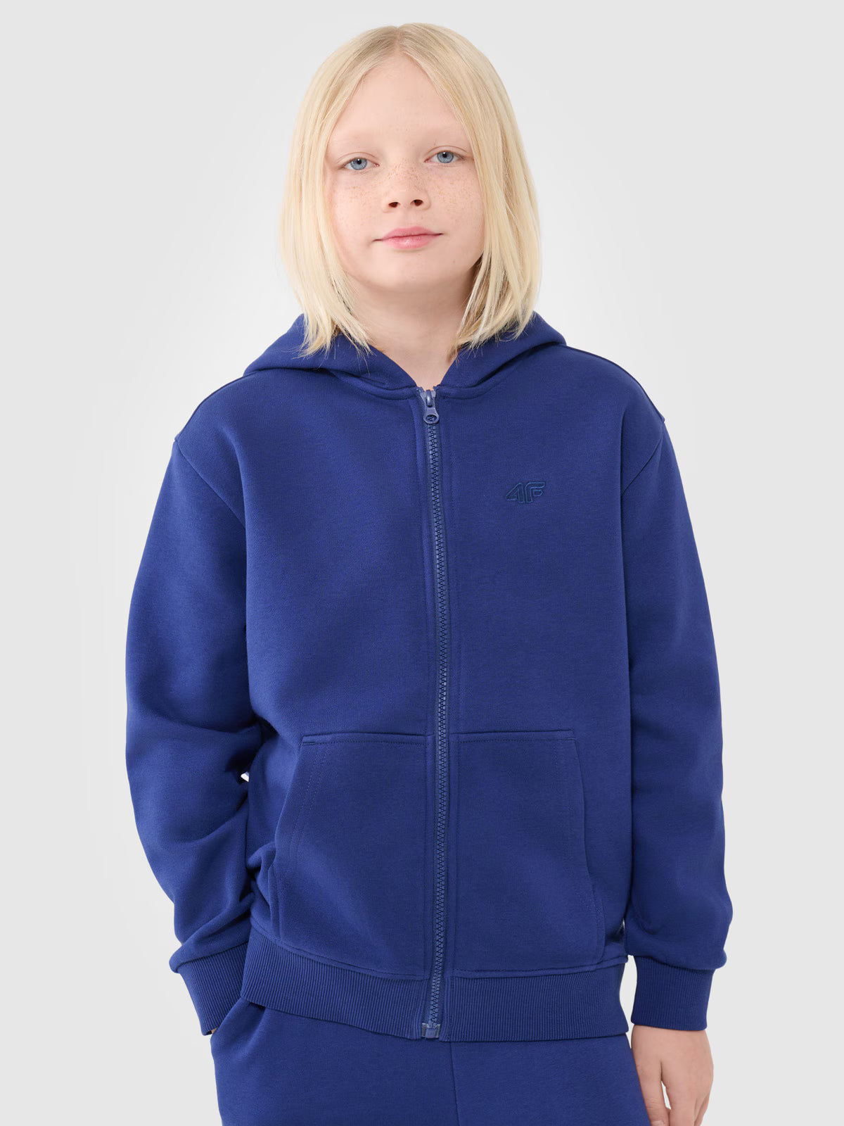 Bluza dresowa rozpinana z kapturem chłopięca