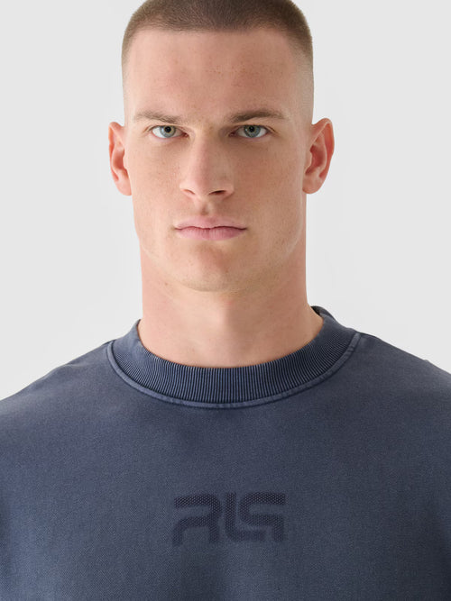 Bluza dresowa oversize bez kaptura męska 4F x Robert Lewandowski