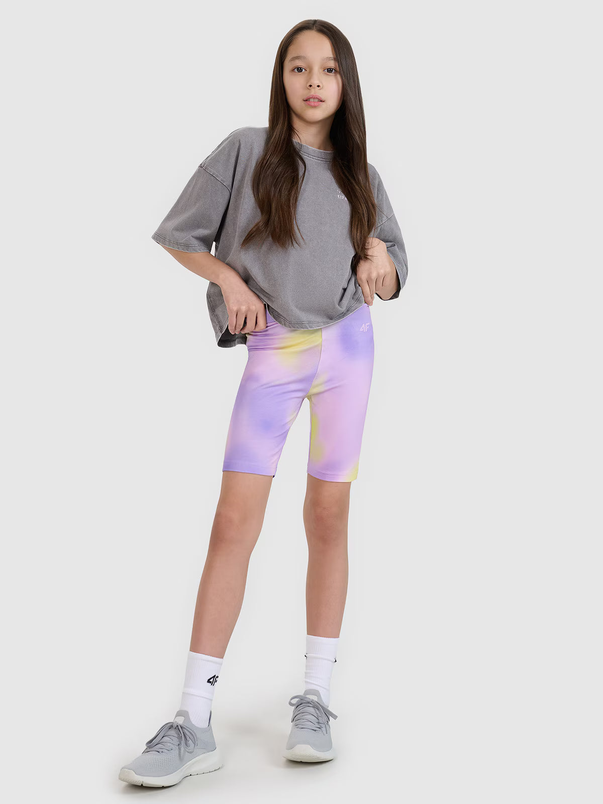 Legginsy kolarki dzianinowe dziewczęce