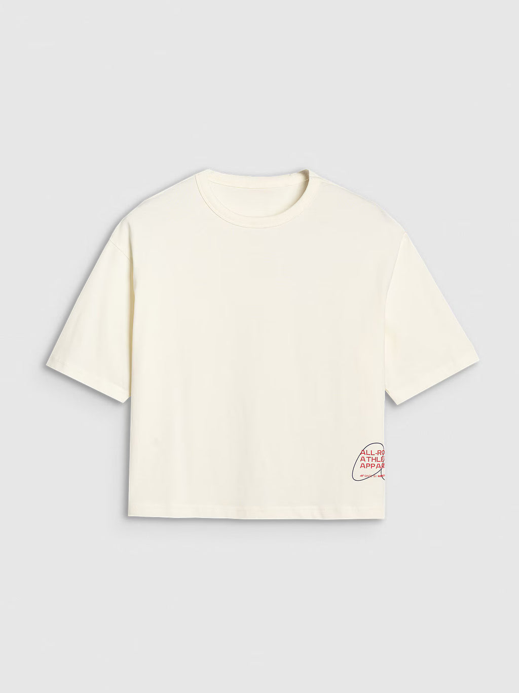 T-shirt oversize z nadrukiem damski