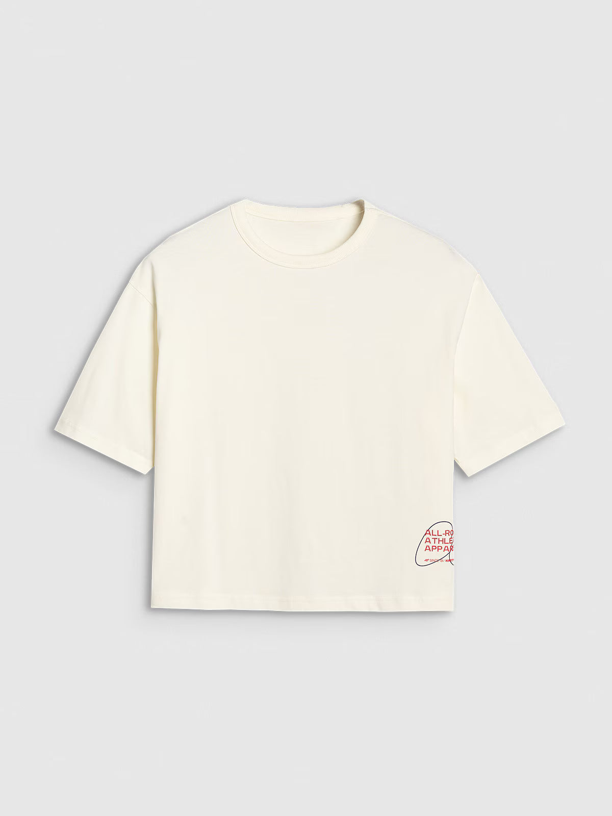 T-shirt oversize z nadrukiem damski