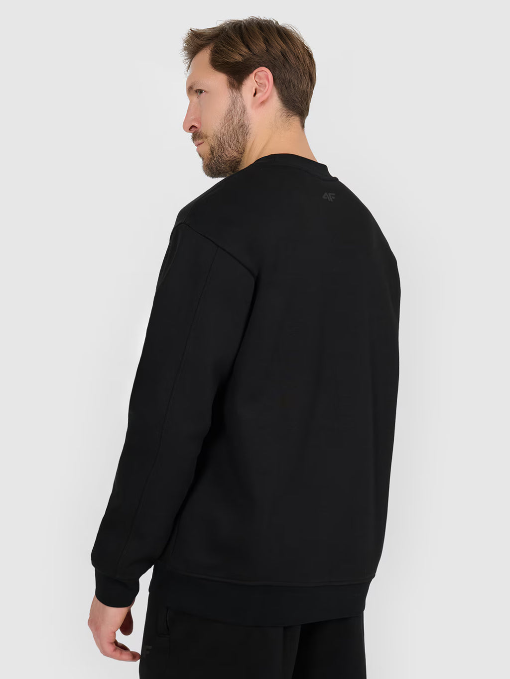 Bluza dresowa nierozpinana bez kaptura męska