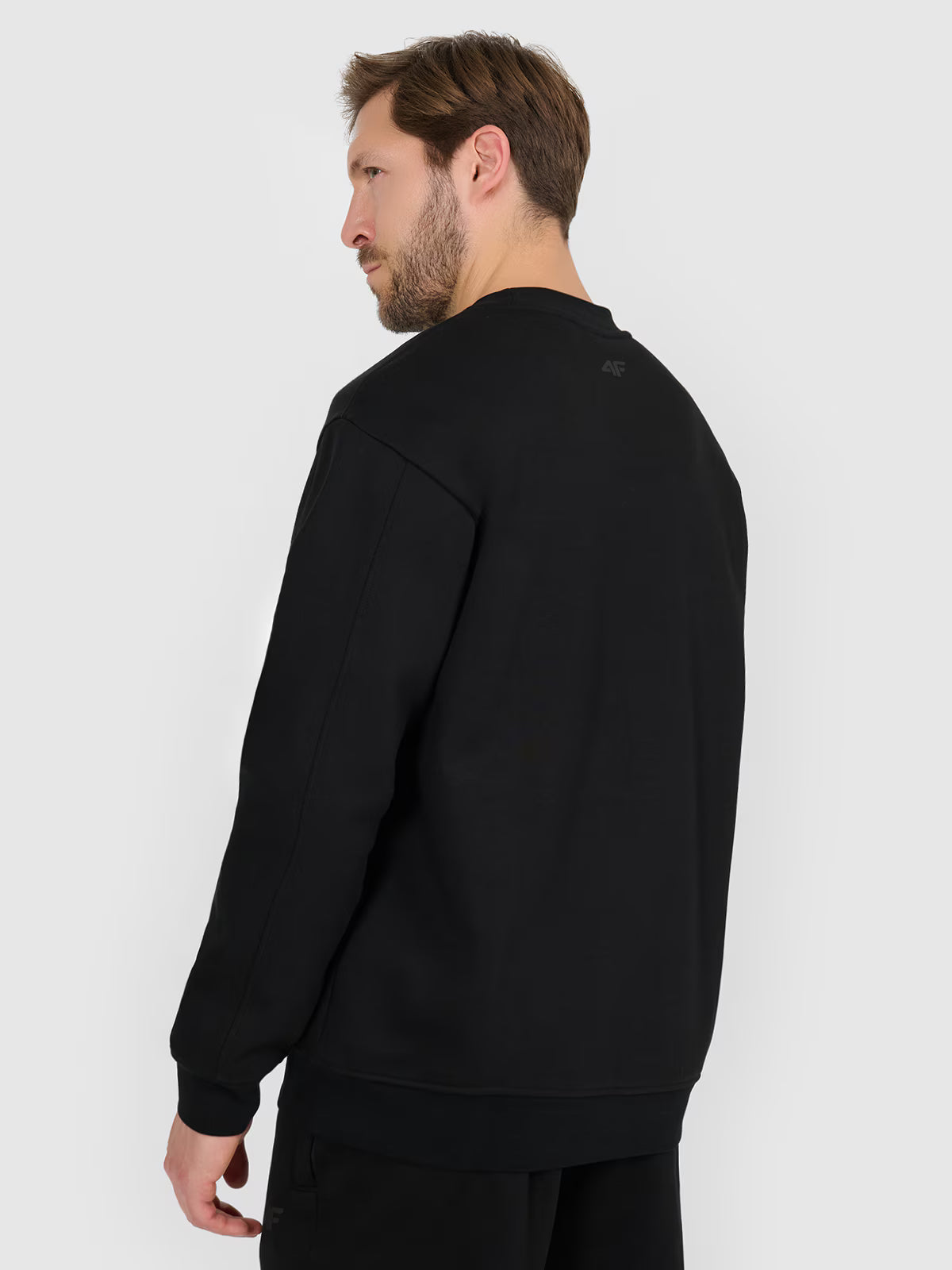 Bluza dresowa nierozpinana bez kaptura męska