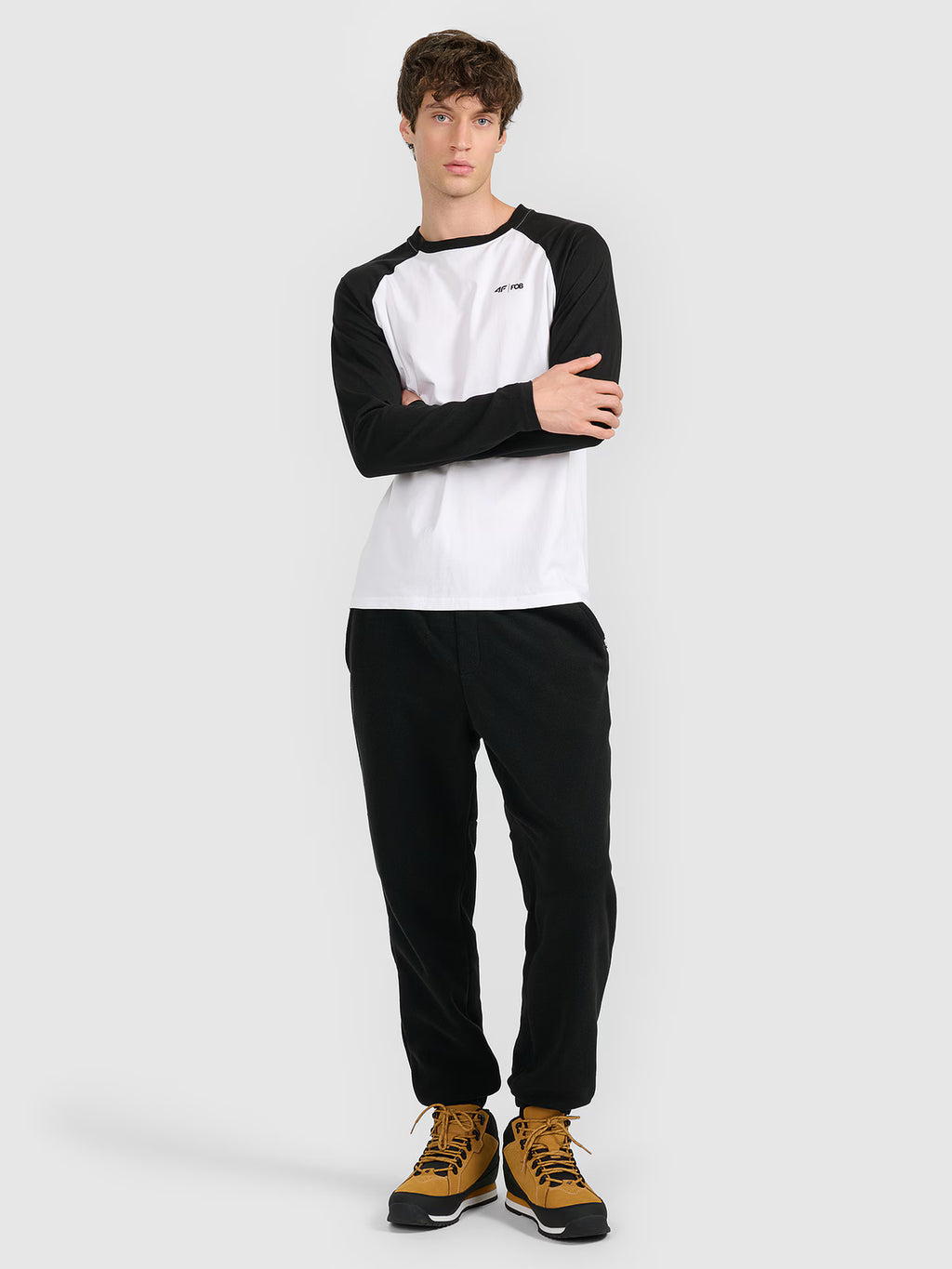 Longsleeve regular z nadrukiem męski