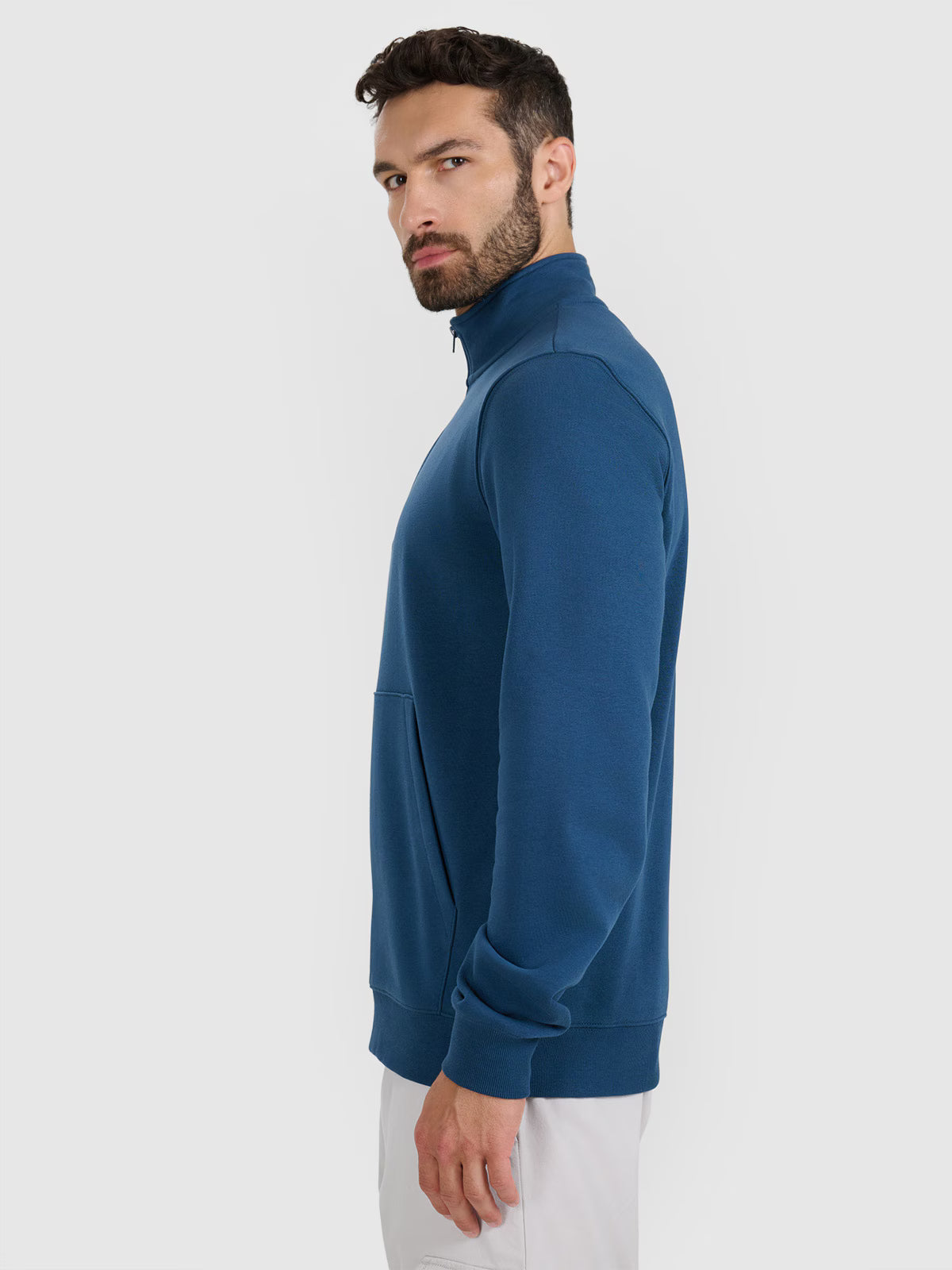 Bluza dresowa nierozpinana bez kaptura męska