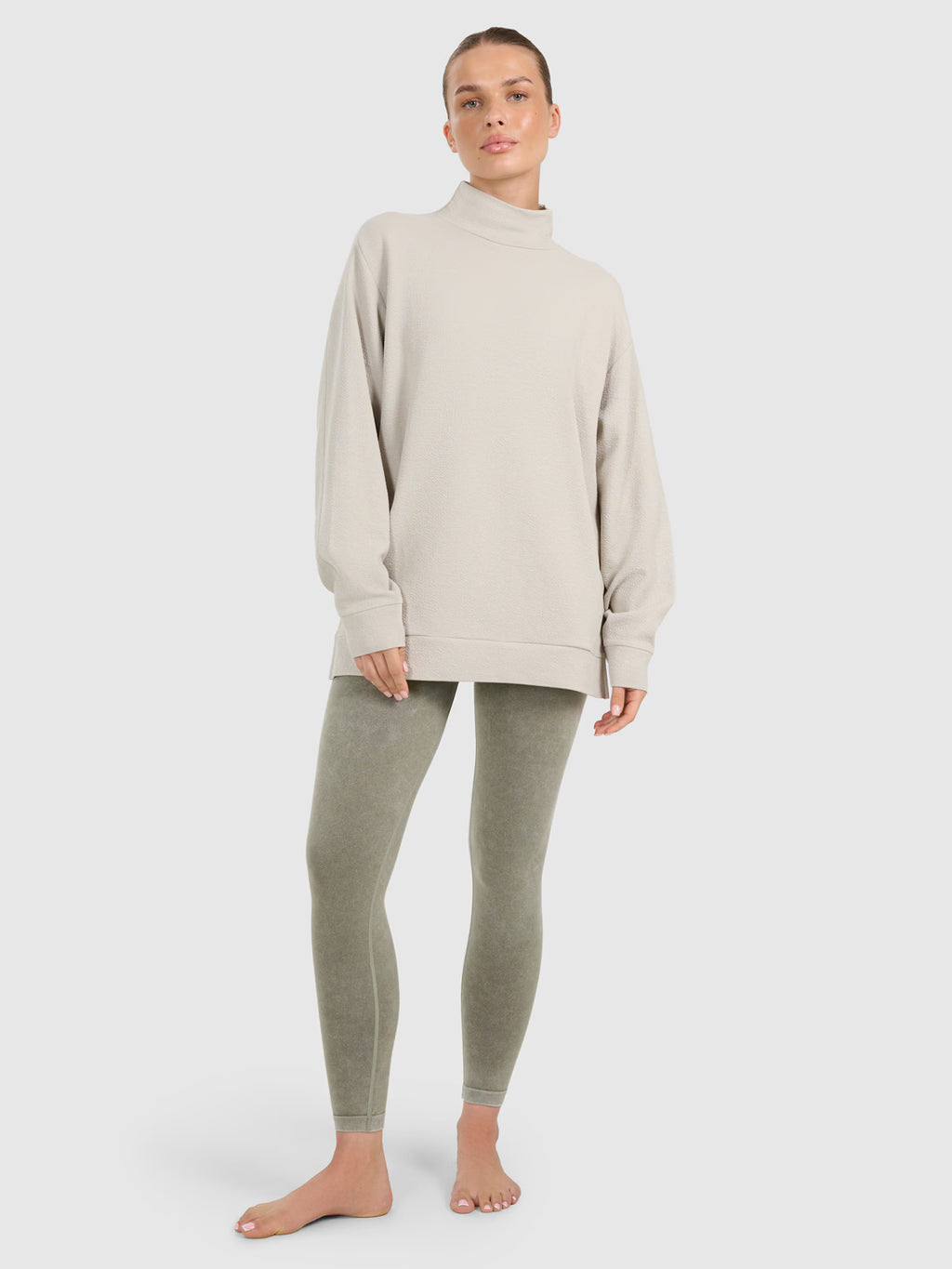 Bluza dresowa do jogi i pilatesu damska