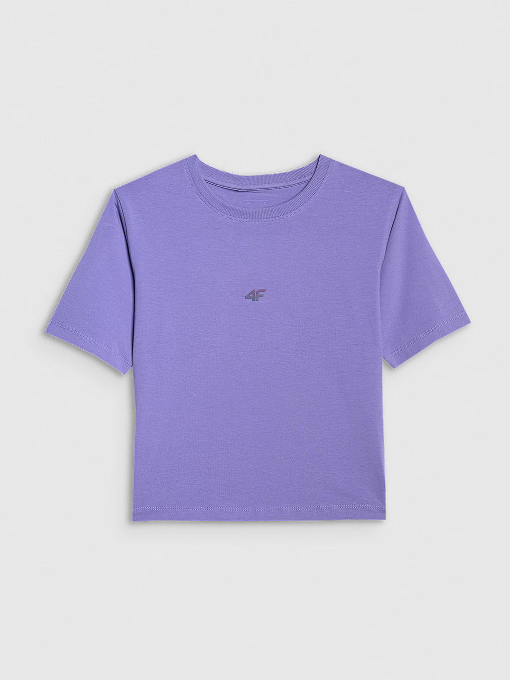 Crop-top slim gładki damski