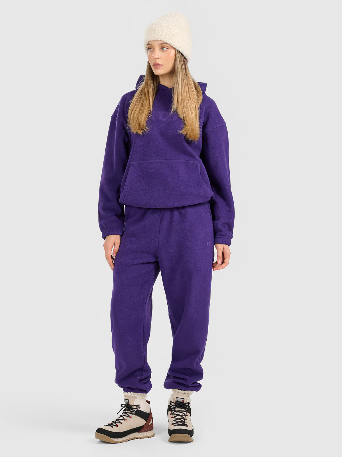 Polar loose z kapturem damski